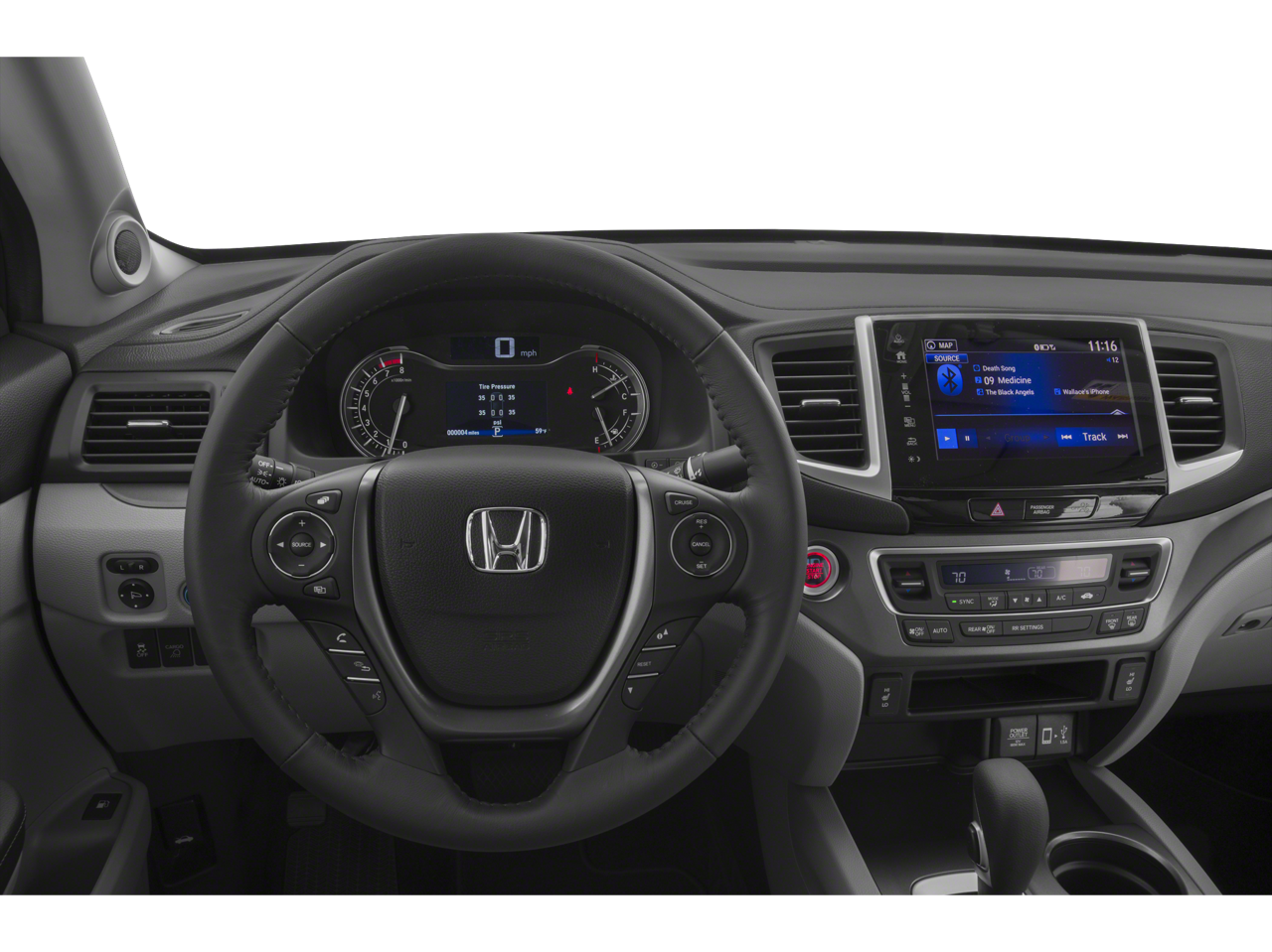 2019 Honda Ridgeline — interior view