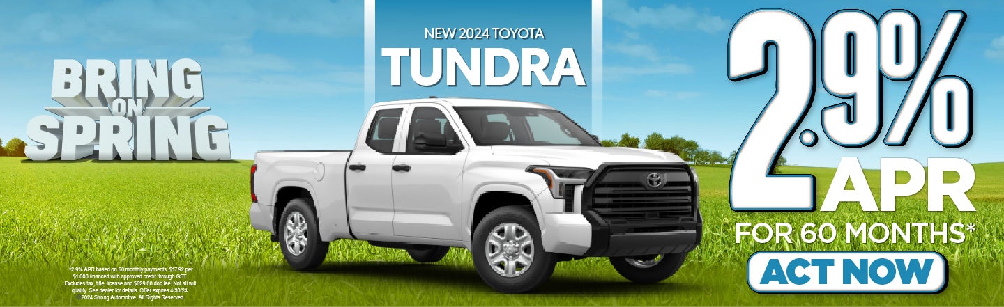  New 2024 Toyota Tundra 2.9% for 60 months* - Act Now